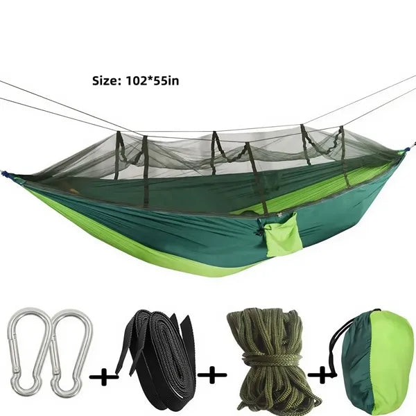 Outdoor Portable Camping Hammock With Mosquito Net