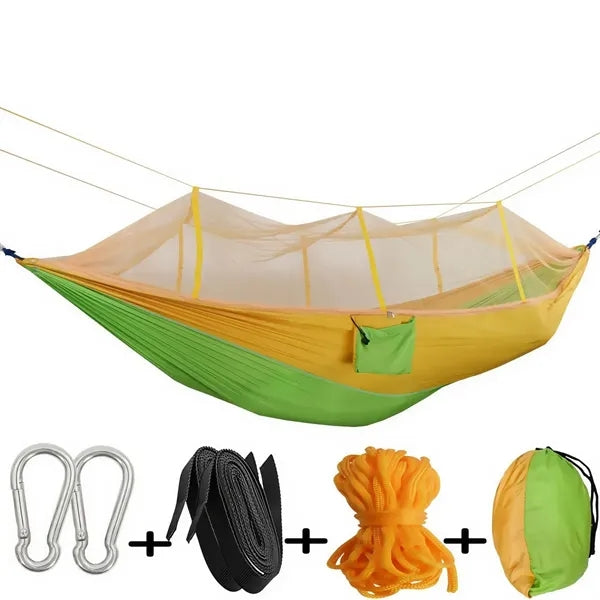 Outdoor Portable Camping Hammock With Mosquito Net
