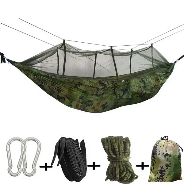 Outdoor Portable Camping Hammock With Mosquito Net