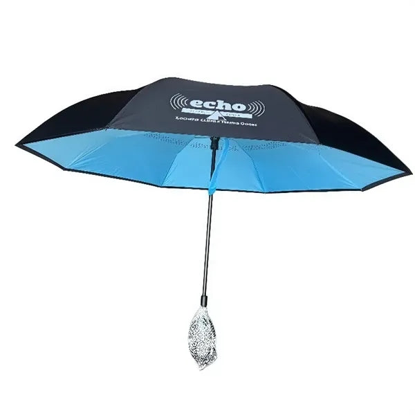 C-Shaped Handle Double-Layer Inverted Umbrella