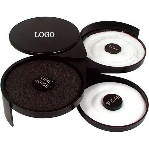 Bar Utensils Bartending Tool Three Layer Salt Box