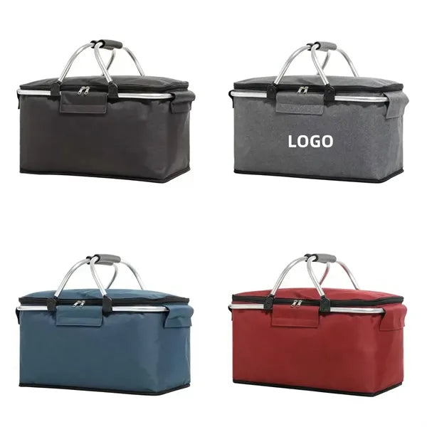 Foldable Insulated Picnic Basket