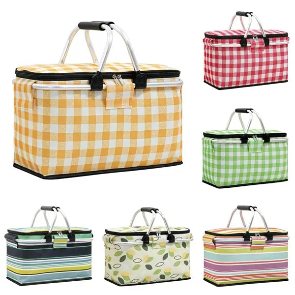 Foldable Insulated Picnic Basket