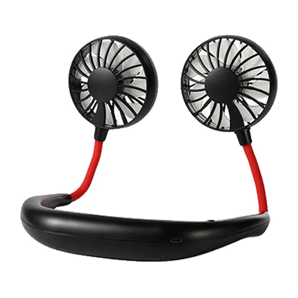 Portable USB Rechargeable Neckband Lazy Neck Fan