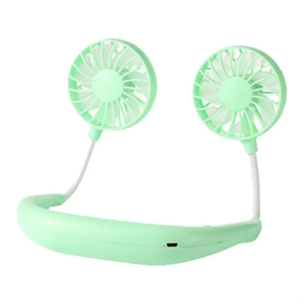 Portable USB Rechargeable Neckband Lazy Neck Fan