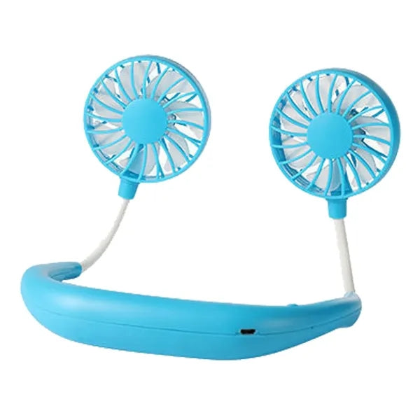 Portable USB Rechargeable Neckband Lazy Neck Fan