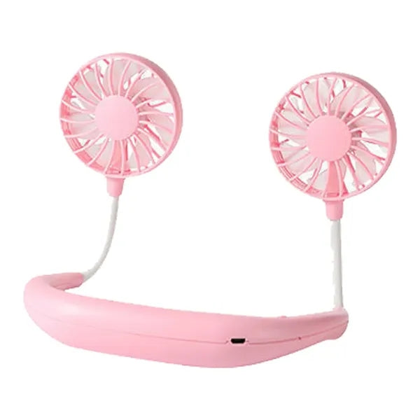 Portable USB Rechargeable Neckband Lazy Neck Fan