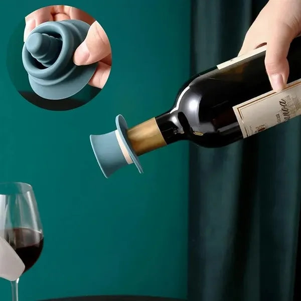 Silicone Champagne Bottle Stopper Hat Shape Sealer