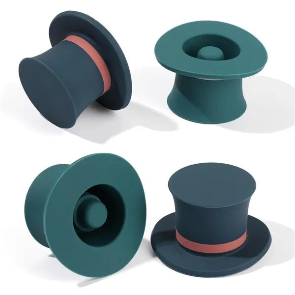 Silicone Champagne Bottle Stopper Hat Shape Sealer