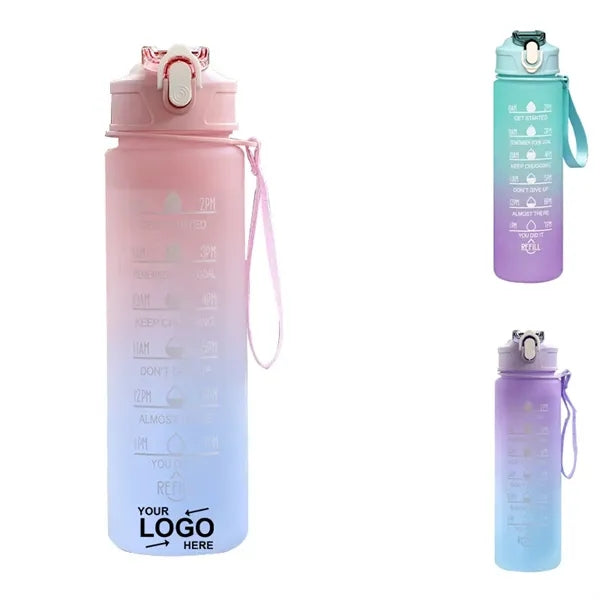 Gradient Color Water Bottle