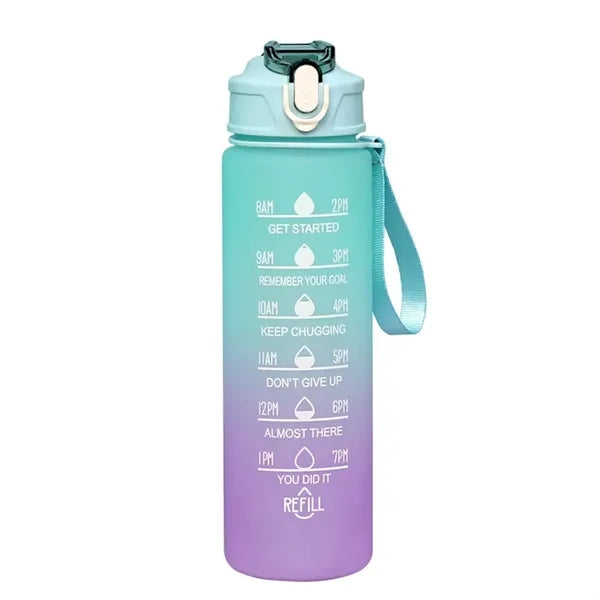 Gradient Color Water Bottle