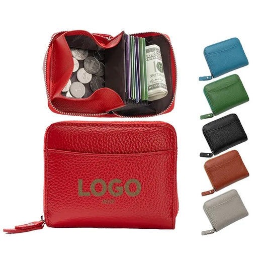 PU Leather Zip Around Wallet Clutch Travel Purse