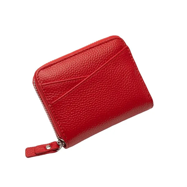 PU Leather Zip Around Wallet Clutch Travel Purse
