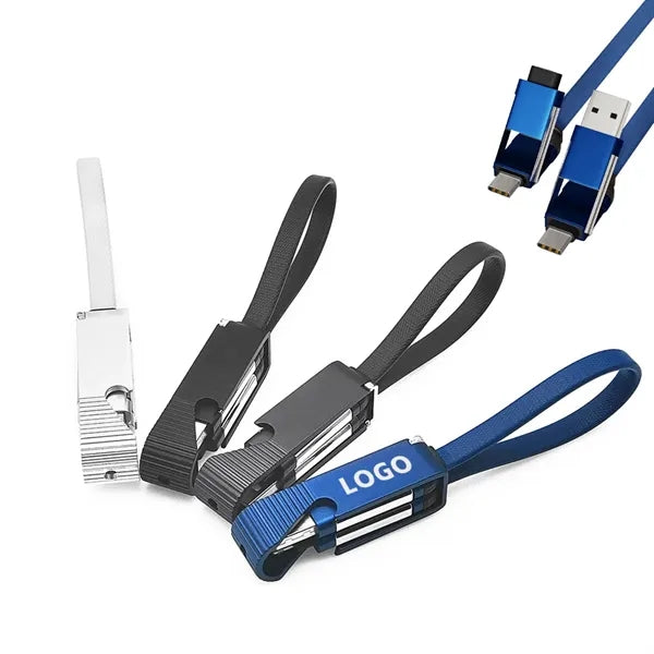 Aluminum Alloy 4-In-1 Fast Charging Data Cable