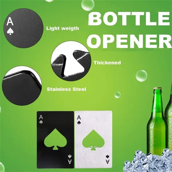 Poker Card Beer Bottle Opener