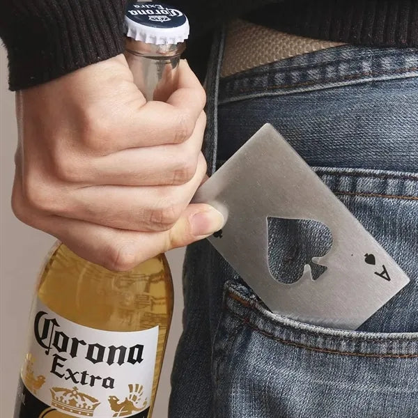Poker Card Beer Bottle Opener