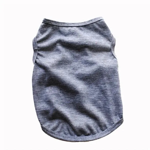Solid Color Polyester Dog Pet Clothes