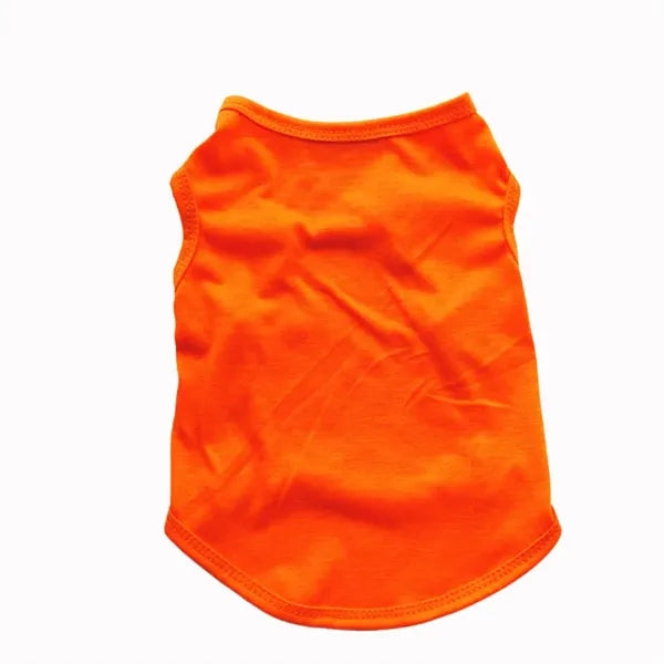 Solid Color Polyester Dog Pet Clothes