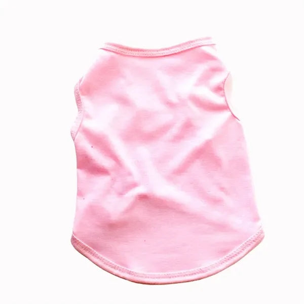 Solid Color Polyester Dog Pet Clothes