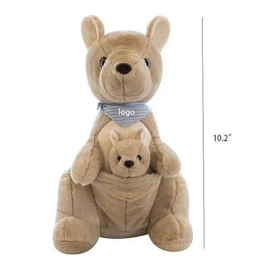 Plush Kangaroo and Baby