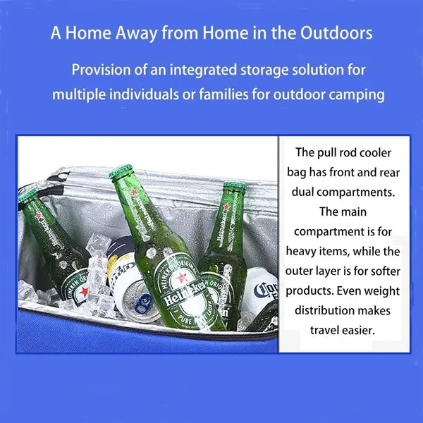 43L Collapsible Cooler with Wheels