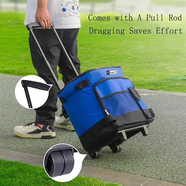 43L Collapsible Cooler with Wheels