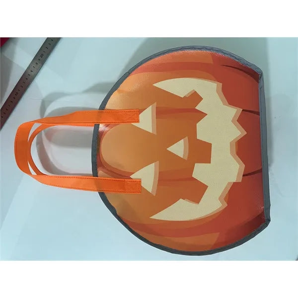 Reflective Halloween Pumpkin Tote Bag