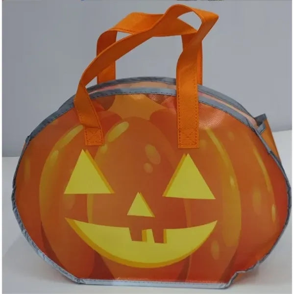Reflective Halloween Pumpkin Tote Bag