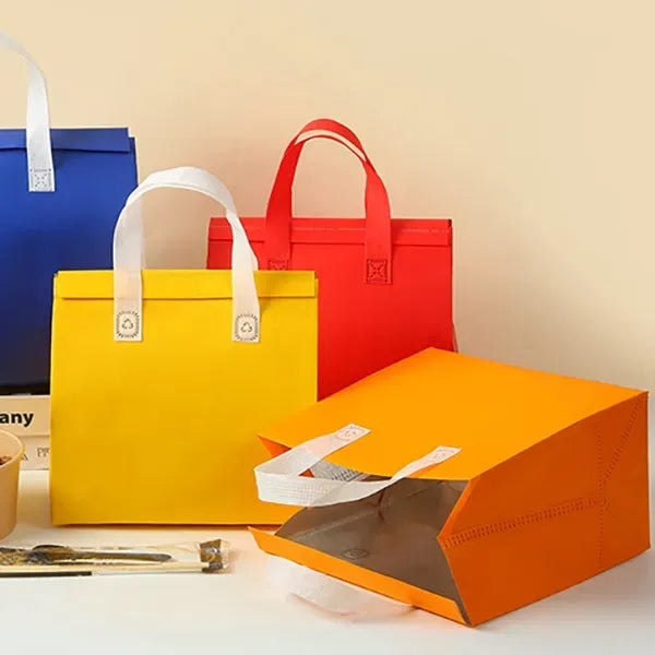 Medium Insulated Cooler Take Away Bags 9 1/2x10x6"