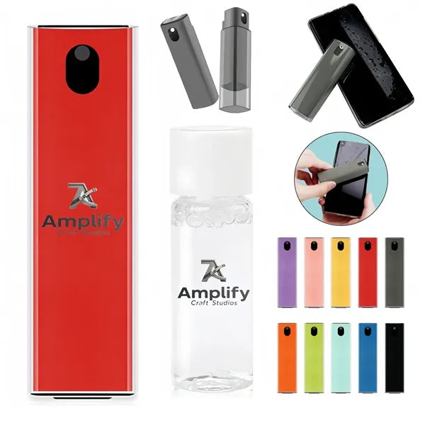 Portable Screen Cleaner Spray Bottle with Refillable Design