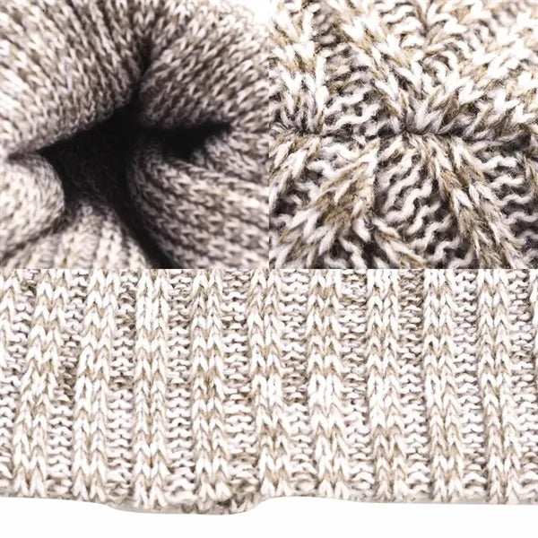 Roll Up Cuff RPET Knit Beanie
