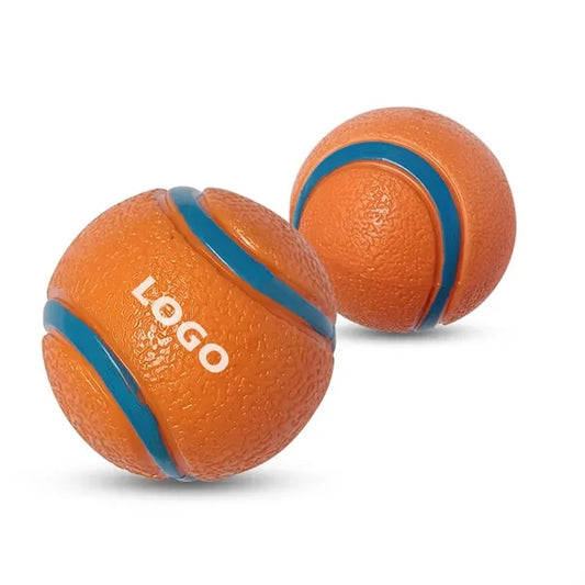 Durable Rubber Noise-Making Dog Toy Ball