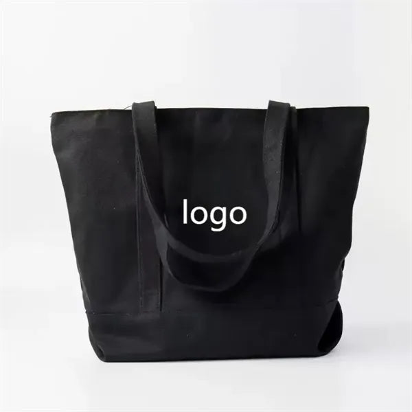 Non-Woven Durable Pocket Heathered Tote Bag
