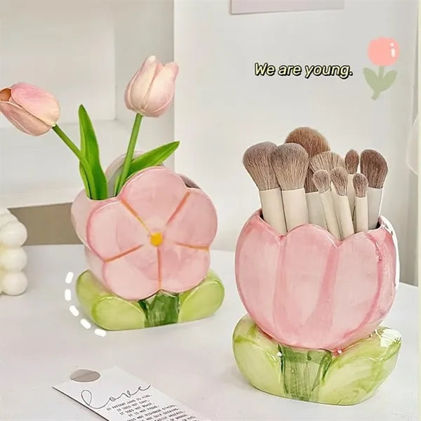 Ceramic Pen Holder For Desk
