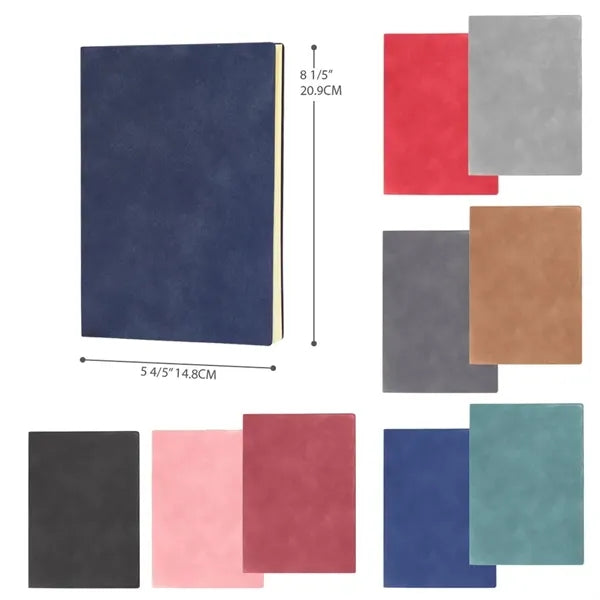 A5 Sheepskin Feel Leather Journal Notebook w/100Sheets Paper