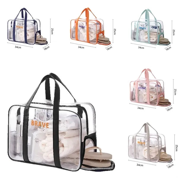 Extra Large Clear Cosmetic Makeup Bag
