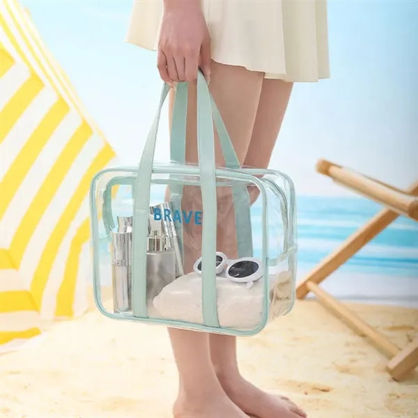 Extra Large Clear Cosmetic Makeup Bag