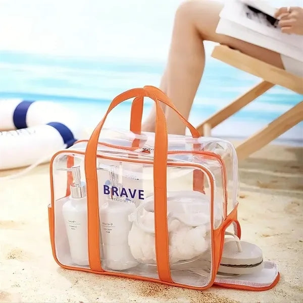 Extra Large Clear Cosmetic Makeup Bag