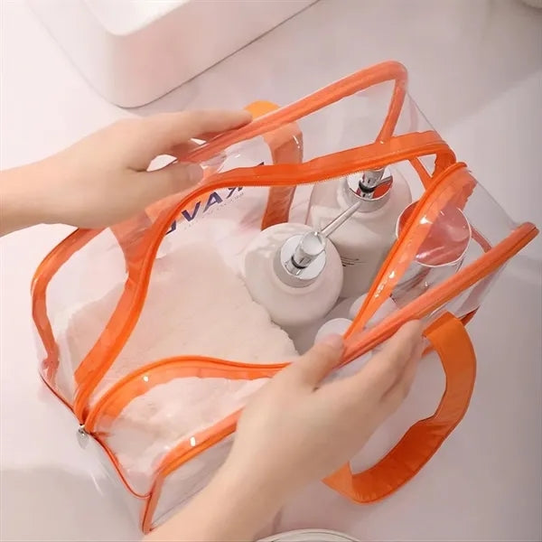 Extra Large Clear Cosmetic Makeup Bag