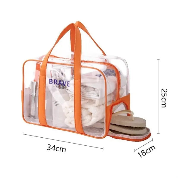 Extra Large Clear Cosmetic Makeup Bag