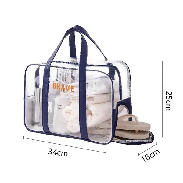Extra Large Clear Cosmetic Makeup Bag