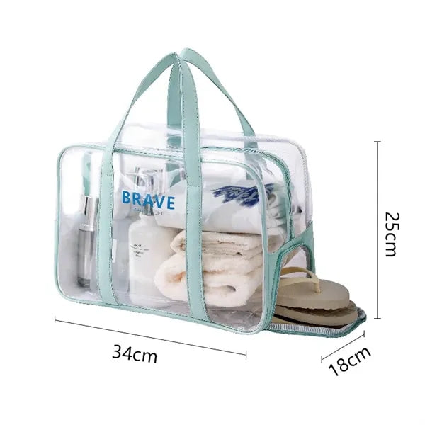 Extra Large Clear Cosmetic Makeup Bag