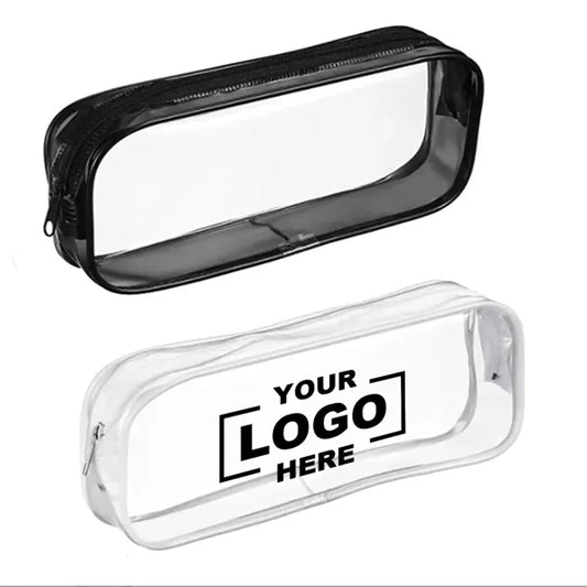 Clear PVC Zipper Pen Pencil Case