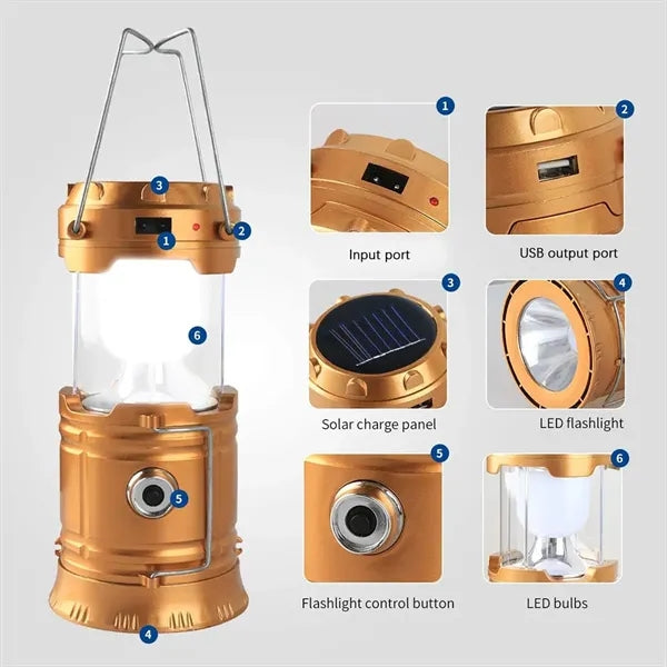 Collapsible Solar Camping Lantern