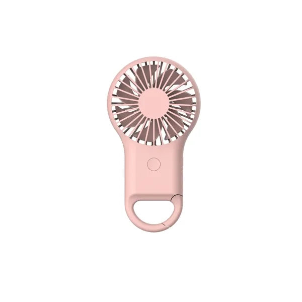 Rechargeable Handheld Fan With Carabiner