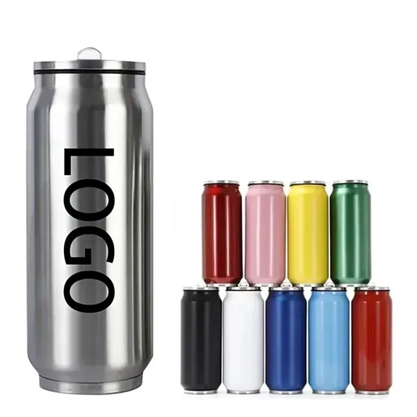 304 Stainless Steel Easy Portable bottle with Straw