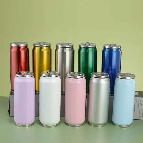 304 Stainless Steel Easy Portable bottle with Straw