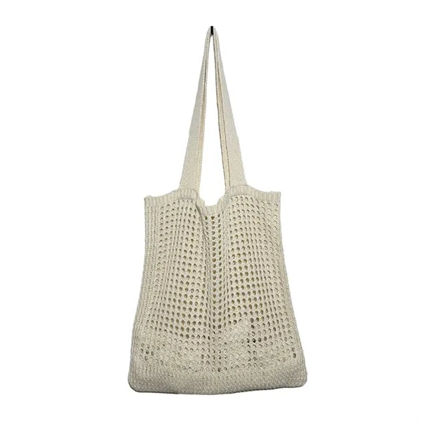 One Shoulder Shopping Knitting Tote Bag