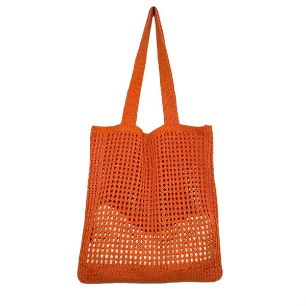 One Shoulder Shopping Knitting Tote Bag