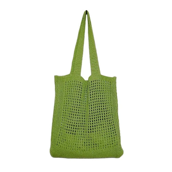 One Shoulder Shopping Knitting Tote Bag